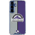 MLB Colorado Rockies Split Galaxy S25 Clear Case